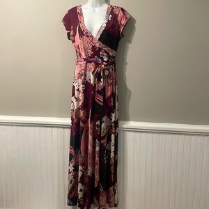 Olivia matthews floral maxi dress
